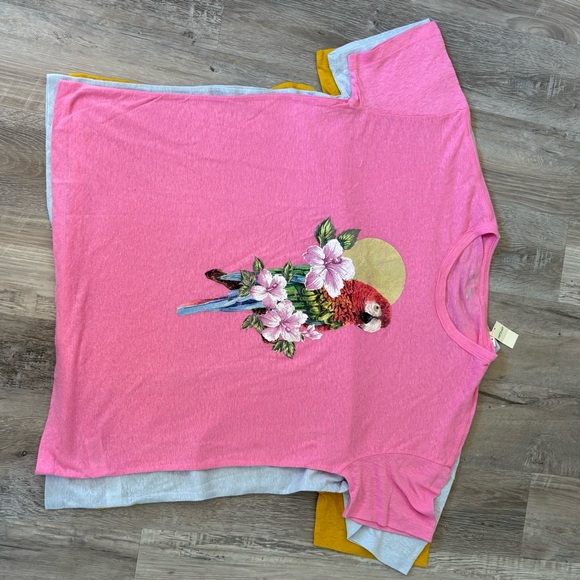 Aerie Tee Bundle Women’s NWT Size XL, L & M 
Light weight semi see through - Picture 7 of 8